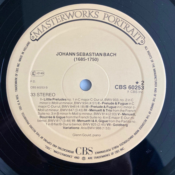 Glenn Gould Plays Johann Sebastian Bach : Italian Concerto, Preludes, Fugues, Etc... (LP, Comp)