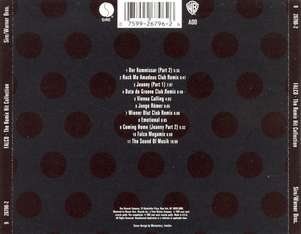 Falco : The Remix Hit Collection (CD, Album, SRC)