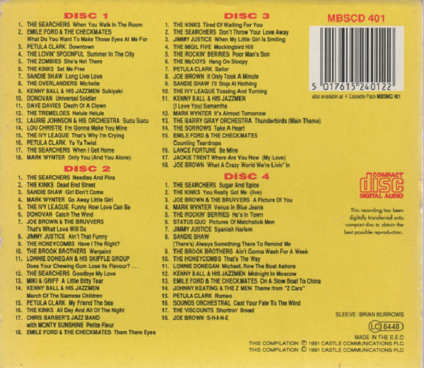 Various : Hits Of The 60's (4xCD, Comp + Box)