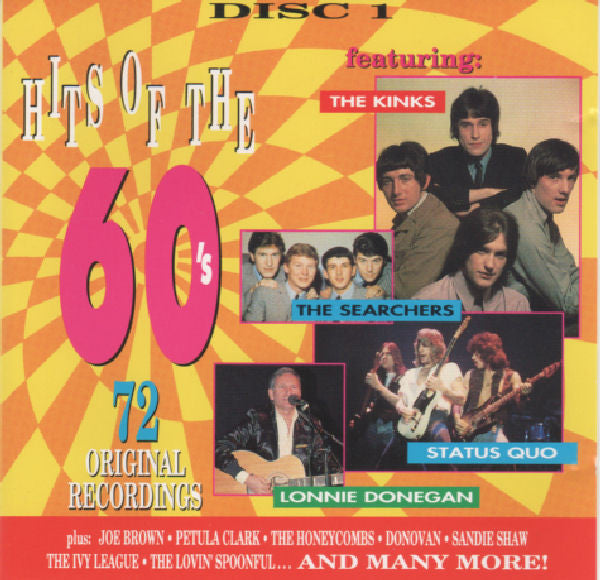 Various : Hits Of The 60's (4xCD, Comp + Box)