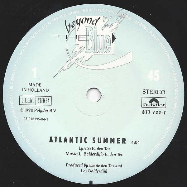 Beyond The Blue : Atlantic Summer (7", Single)