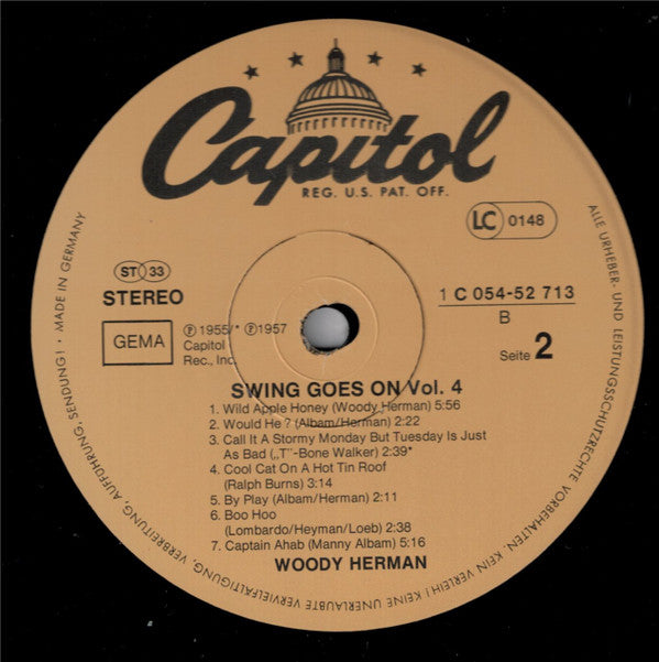 Woody Herman : Swing Goes On! Vol. 4 (LP, Comp)