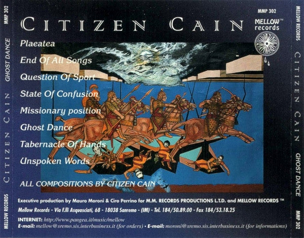 Citizen Cain : Ghost Dance (CD, Album)