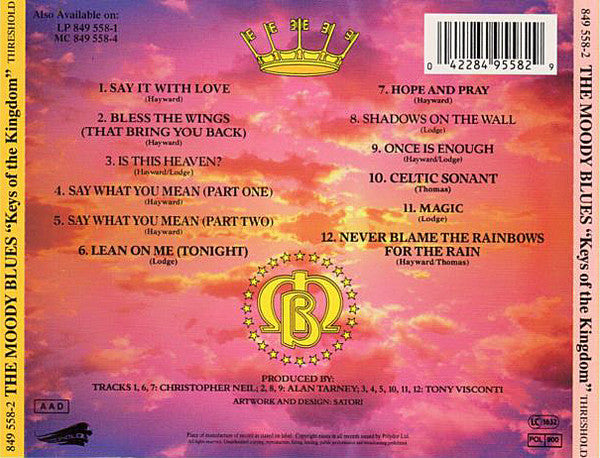 The Moody Blues : Keys Of The Kingdom (CD, Album)