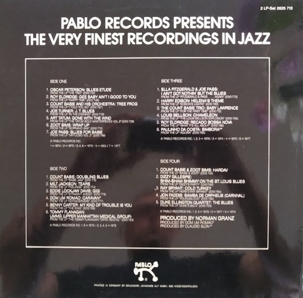 Various : Norman Grantz presents The Pablo Collection (2xLP, Album, Comp, Mono)