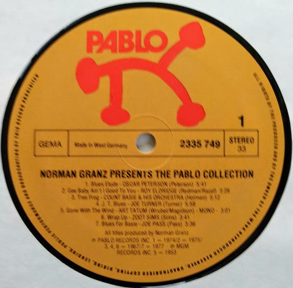 Various : Norman Grantz presents The Pablo Collection (2xLP, Album, Comp, Mono)