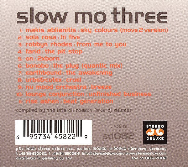 Various : Slow Mo Three (CD, Comp)