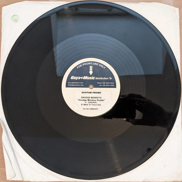 Grudge Monkeys : Grudge Monkey Hustle (12", Promo)