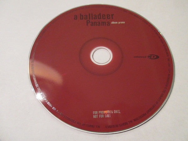 A Balladeer : Panama (CD, Album, Enh, Promo)