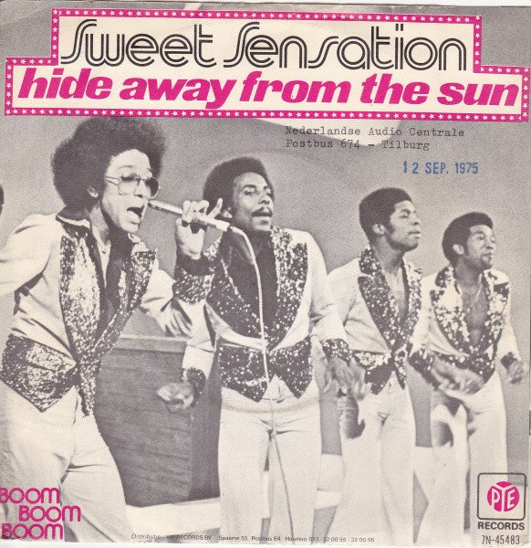 Sweet Sensation (2) : Hide Away From The Sun (7", Single)