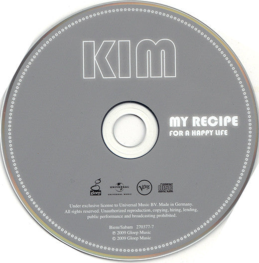 Kim Hoorweg : My Recipe For A Happy Life (CD, Album)