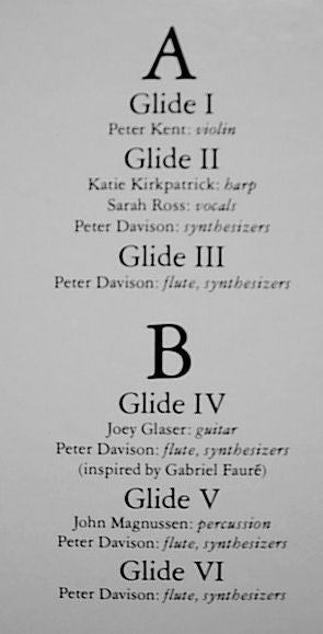 Peter Davison : Glide (LP)