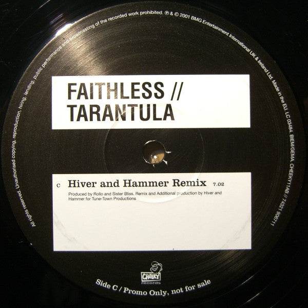 Faithless : Tarantula (2x12", Promo)