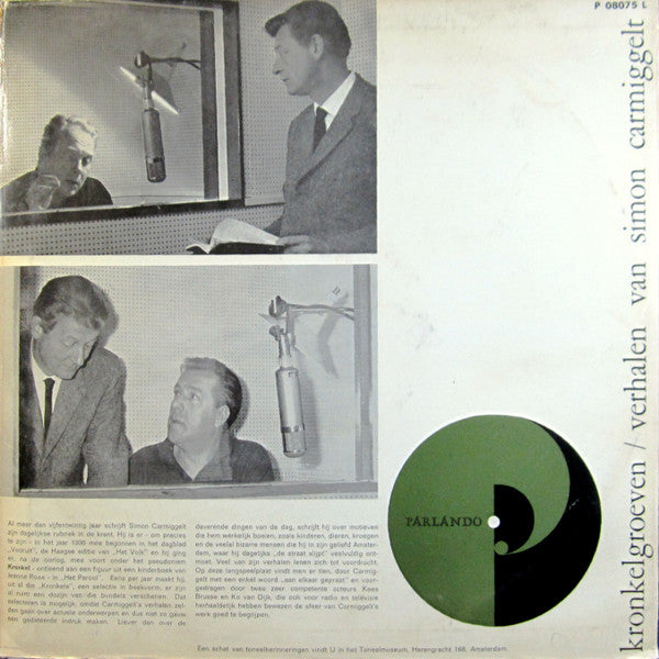 Simon Carmiggelt : Kronkelgroeven (LP, Mono, Gat)