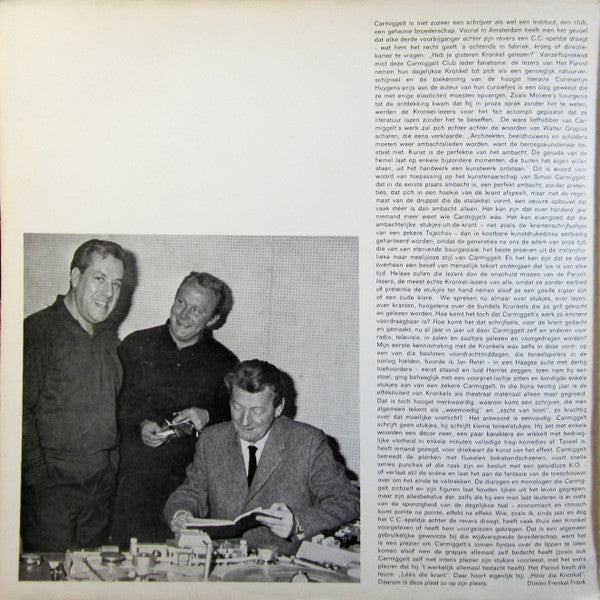 Simon Carmiggelt : Kronkelgroeven (LP, Mono, Gat)