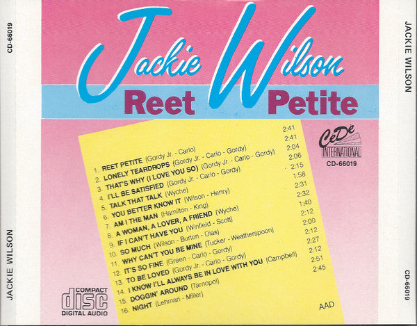Jackie Wilson : Reet Petite (CD, Comp)