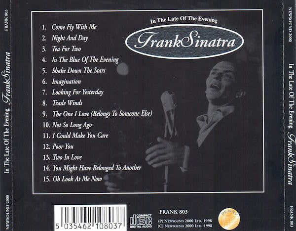 Frank Sinatra : In The Late Of The Evening (CD, Comp)