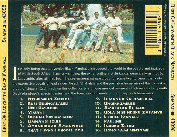 Ladysmith Black Mambazo : Best Of Ladysmith Black Mambazo (CD, Comp)