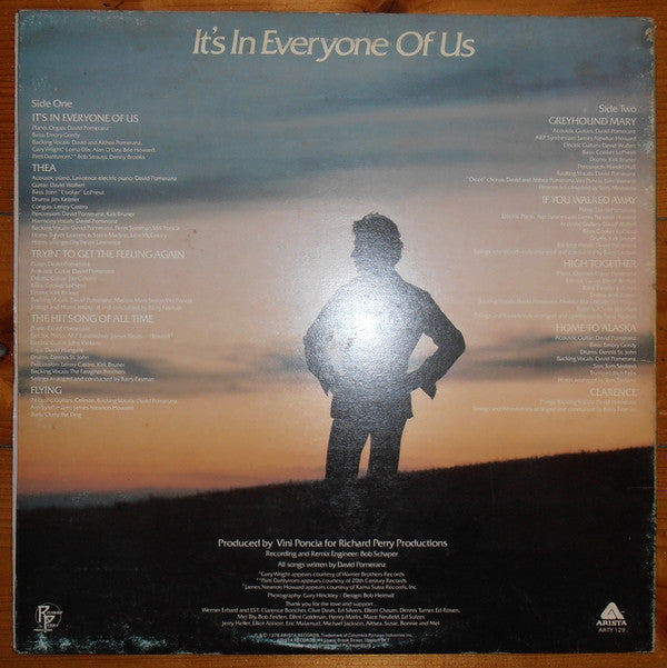 David Pomeranz : It's In Everyone Of Us (LP, Album, Gat)