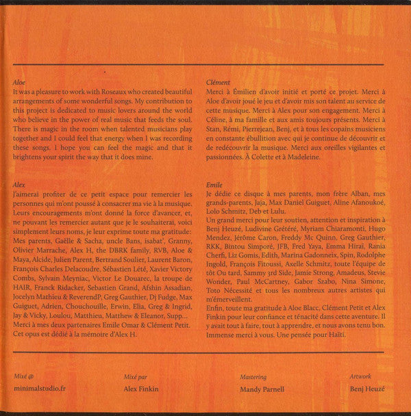 Roseaux : Roseaux (CD, Album, Gat)