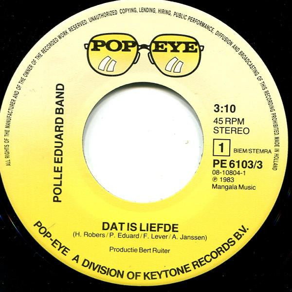 Polle Eduard Band : Dat Is Liefde (7", Single)