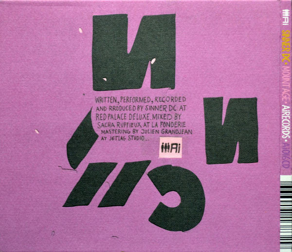 Sinner DC : Mount Age (CD, Album, Dig)