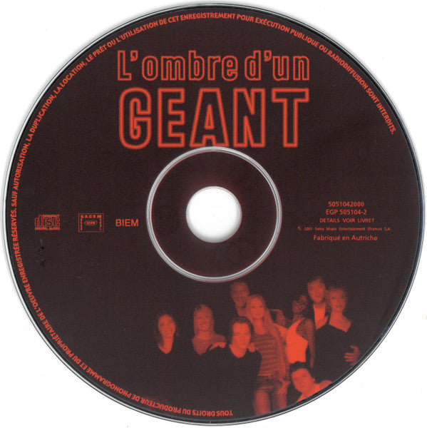 François Valéry : L'ombre D'un Geant  (CD, Album)