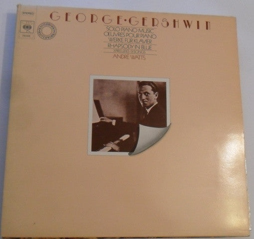 André Watts : Gershwin Solo Piano Music Rhapsody In Blue 3 Preludes - 13 Songs  (LP)