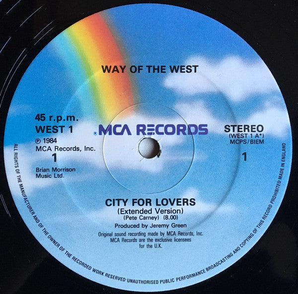 Way Of The West : City For Lovers (12")