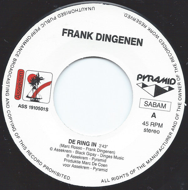 Frank Dingenen : De Ring In (7", Single)