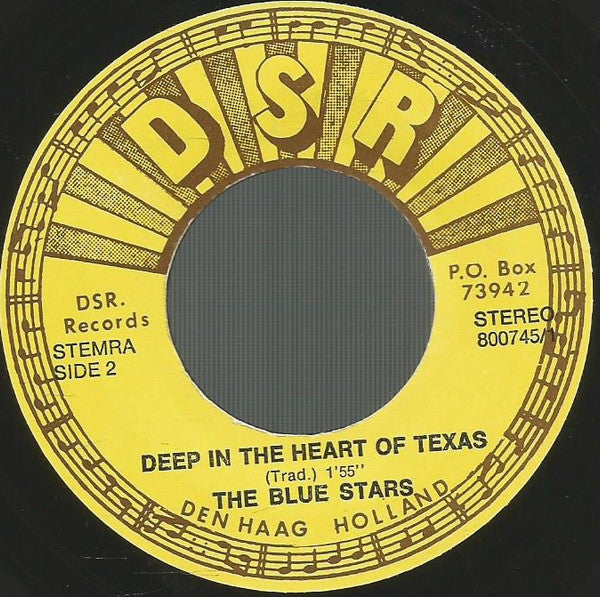 The Blue Stars (2) : Riders In The Sky / Deep In The Heart Of Texas (7", Single)
