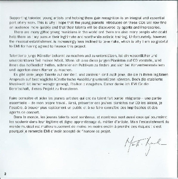 Martha Argerich Presents Alexander Gurning : Debussy Stravinsky (CD)