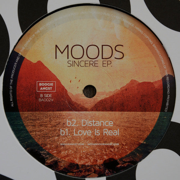 Moods (5) : Sincere EP (12", EP, Ltd)