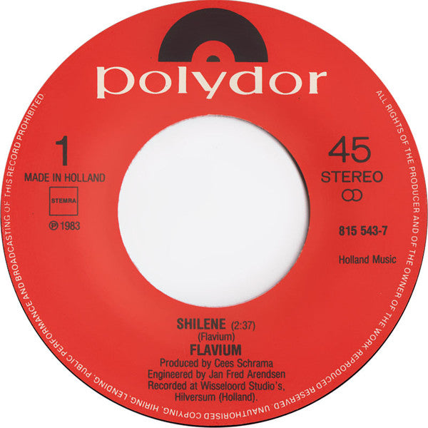 Flavium : Shilene (7", Single)