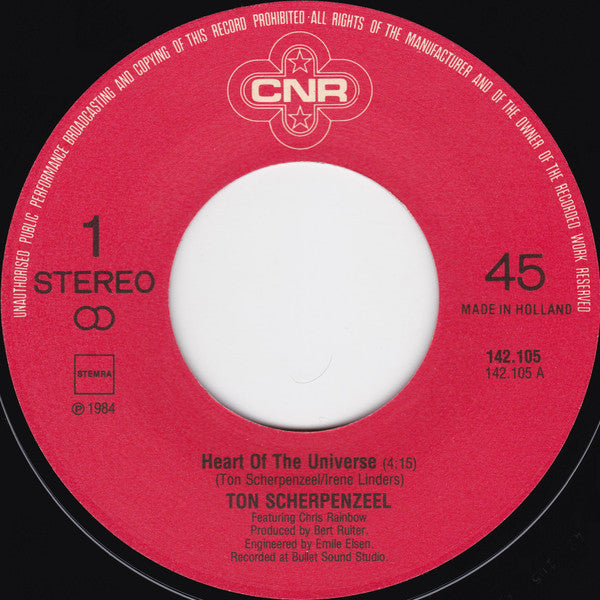 Ton Scherpenzeel : Heart Of The Universe (7", Single)