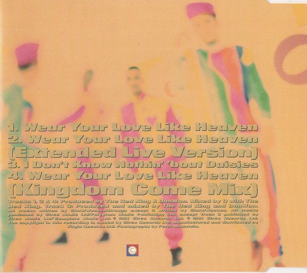 Definition Of Sound : Wear Your Love Like Heaven (CD, Single)