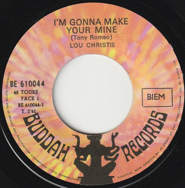 Lou Christie : I'm Gonna Make Your Mine (7", Single)