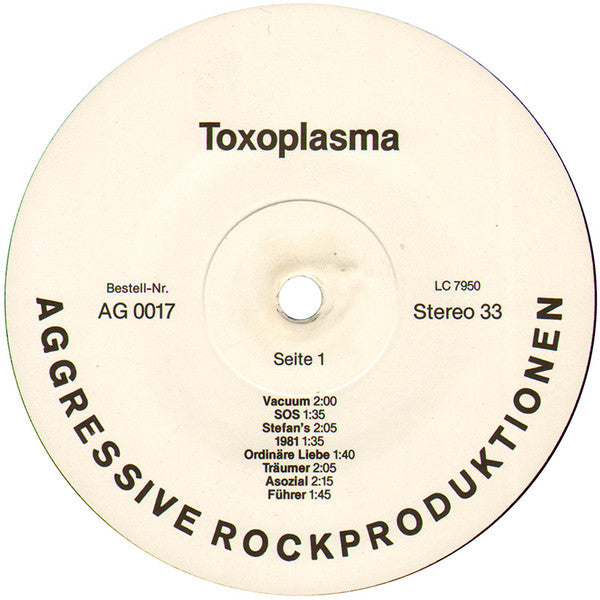 Toxoplasma : Toxoplasma (LP, Album)