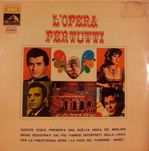 Various : L'Opera Per Tutti (LP, Comp)