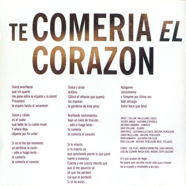 Miguel Bosé : Bajo El Signo De Caín (CD, Album, RE)