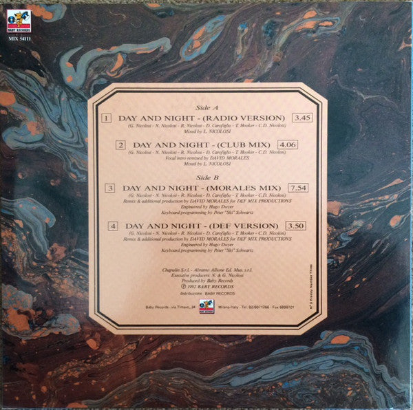 Novecento : Day And Night (12")