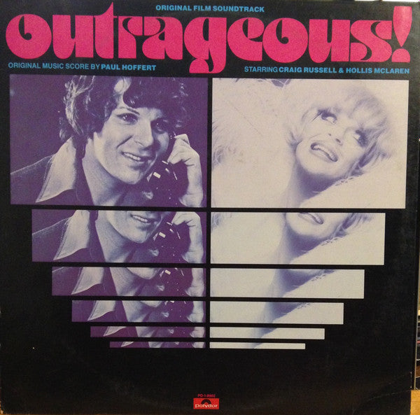 Paul Hoffert : Outrageous!: Original Film Soundtrack (LP, Promo)