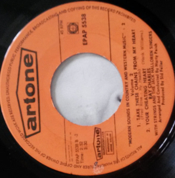 Ray Charles : Modern Sounds In Country And Western Music Vol. Two - 2 (7", EP)