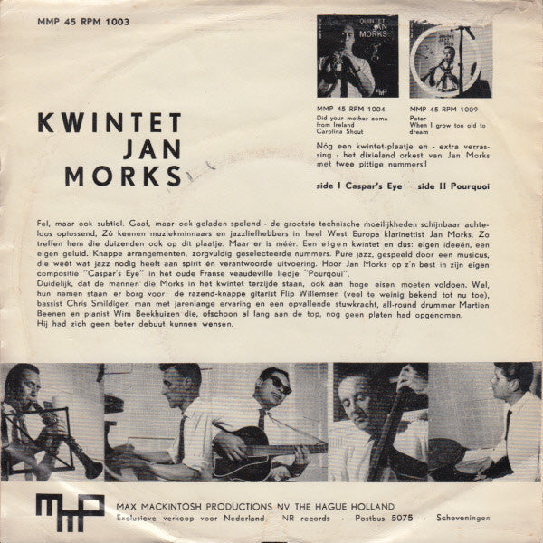 Quintet Jan Morks : Caspar's Eye (7")
