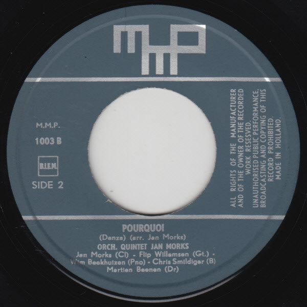 Quintet Jan Morks : Caspar's Eye (7")