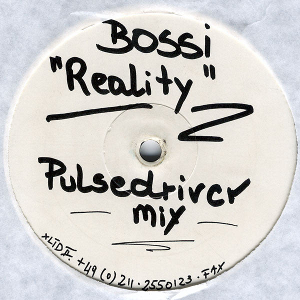 Bossi : Reality (12", Promo)