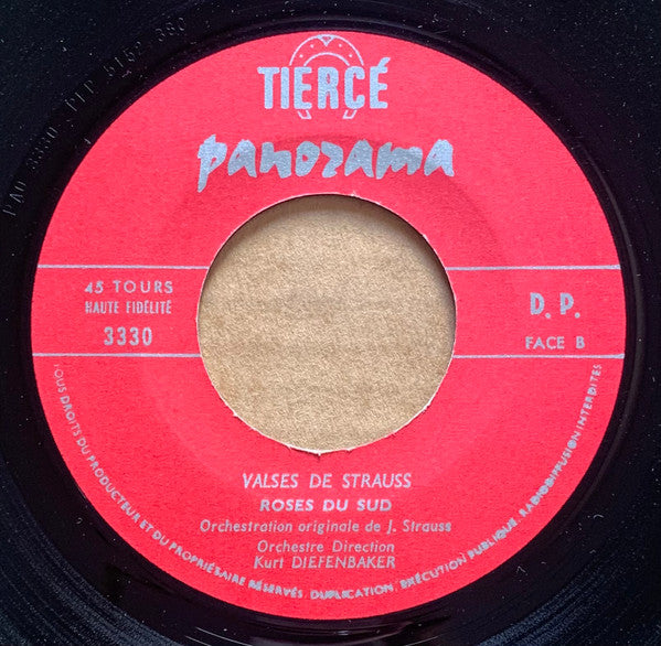 Johann Strauss Jr., Kurt Diefenbaker : Le Beau Danube Bleu / Roses Du Sud (7", EP)