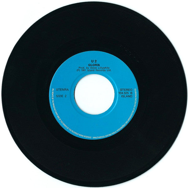 U2 : I Will Follow (Live) (7", Single, Blu)