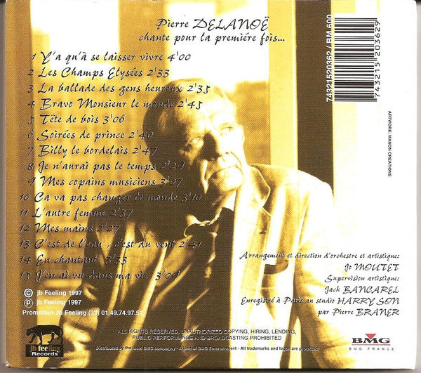 Pierre Delanoë : Chante... "Y'a Qu'à Se Laisser Vivre" (CD, Album, Dig)