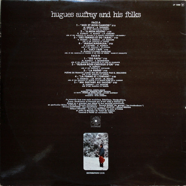 Hugues Aufray : Hugues Aufray & His Folks (LP, Album)